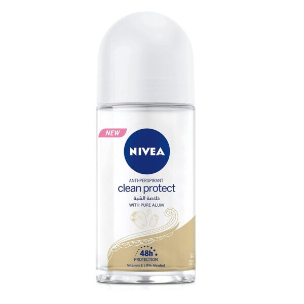 مام رول ضد تعریق نیوآ مدل CLEAN PROTECT حجم 50 میل