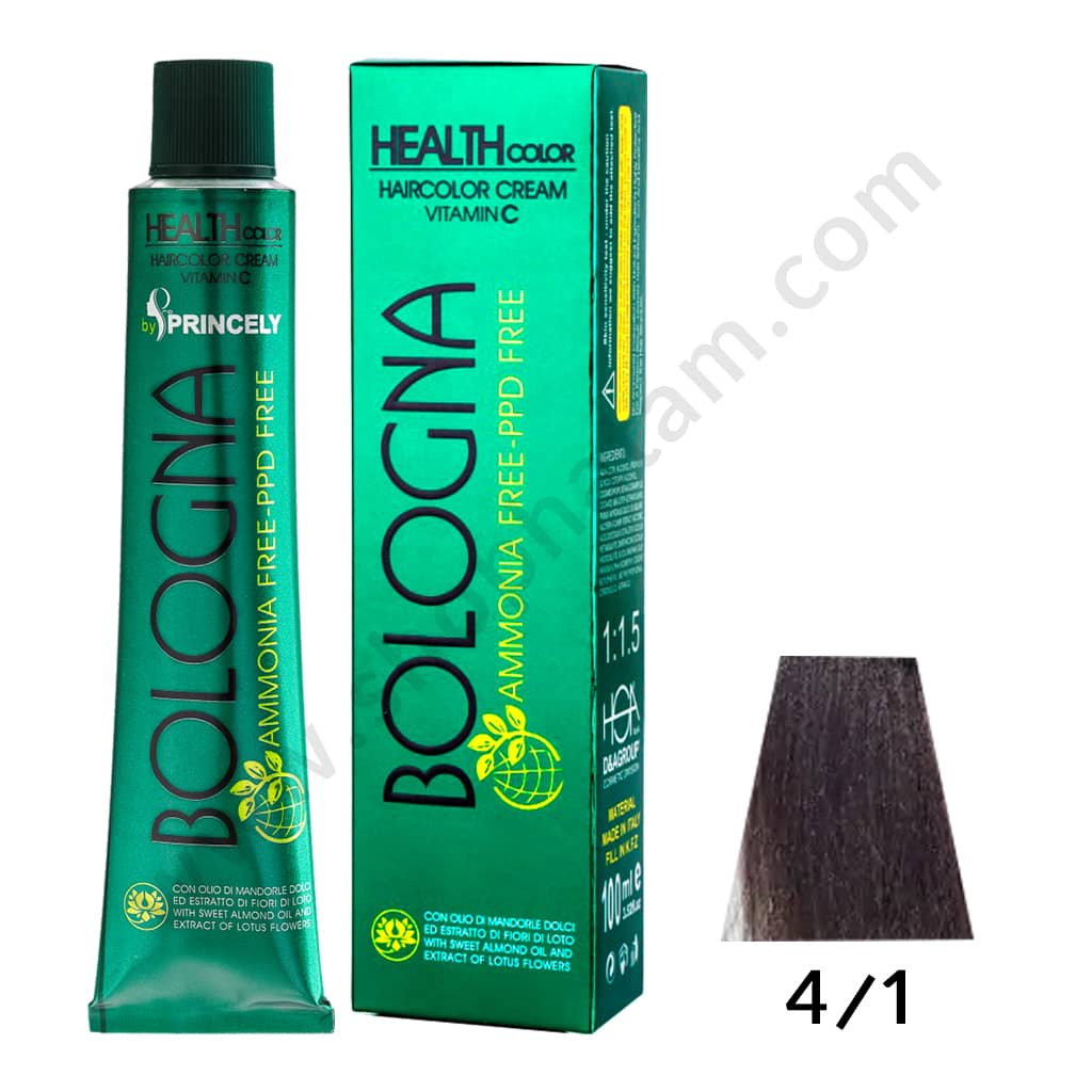رنگ موی بدون آمونیاک بلونیا شماره 4.1