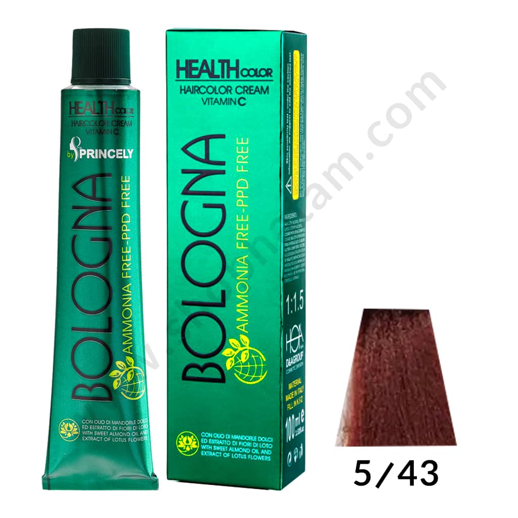 رنگ موی بدون آمونیاک بلونیا شماره 5.43