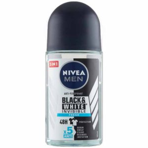 مام رول ضد تعریق نیوآ مدل BLACK & WHITE حجم 50 میل
